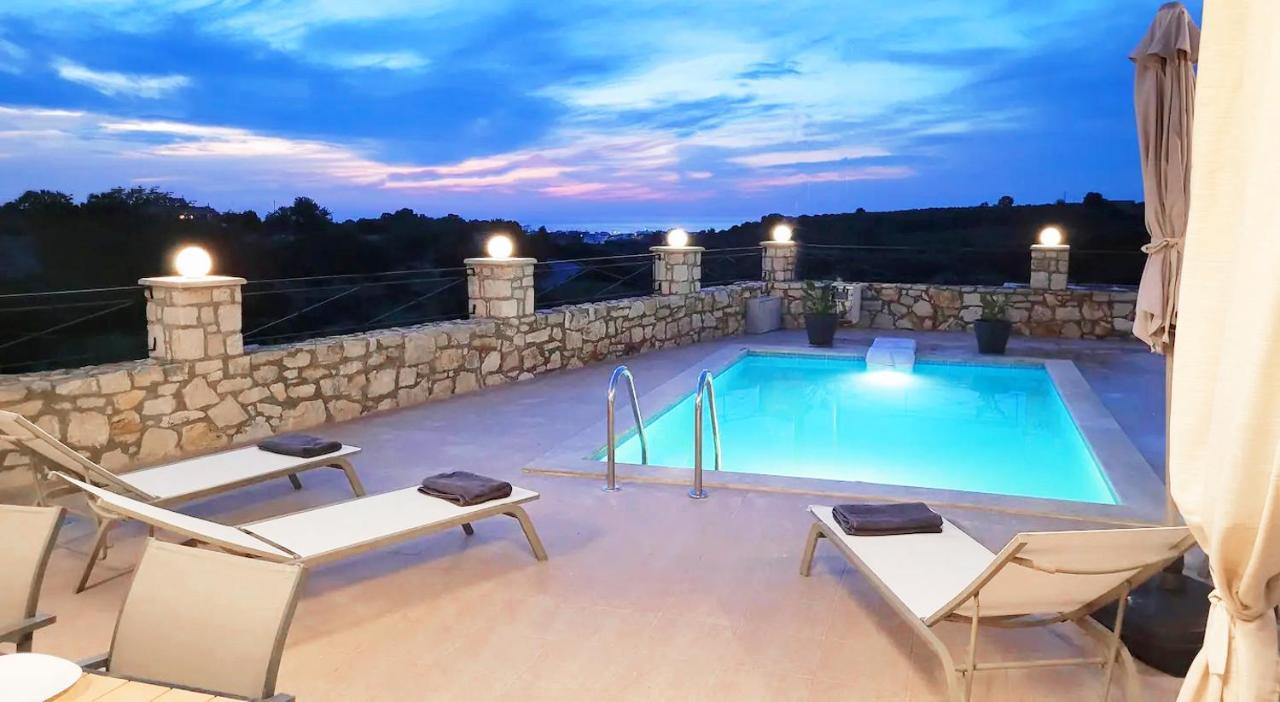Natural View Villa With Private Pool Skouloufia Exterior photo